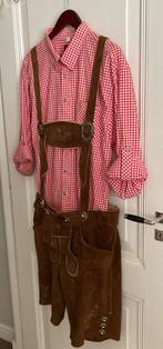 Lederhose en blouse oktoberfest kleding, Ophalen of Verzenden, Zo goed als nieuw, Overige maten