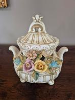 Vintage italiaanse biscuit pot, Antiek en Kunst, Ophalen of Verzenden