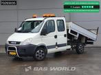 Iveco Daily 29L10D Kipper Open Laadbak 3,5t Trekhaak Zwaaila, Auto's, Stof, Gebruikt, Iveco, Wit