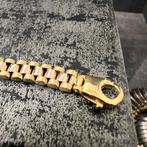 14k gouden rolex armband massief nieuw, Sieraden, Tassen en Uiterlijk, Armbanden, Ophalen of Verzenden, Nieuw, Goud