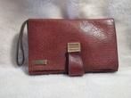 Vintage leren heren tas handtas of clutch, Ophalen of Verzenden, Zo goed als nieuw, Bruin, Overige typen