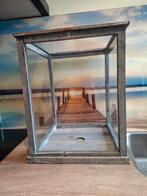 Glazen vitrine., Huis en Inrichting, Kasten | Vitrinekasten, Ophalen, Minder dan 50 cm, Zo goed als nieuw, Minder dan 100 cm