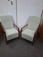Vintage Fauteuils (set van 2), Ophalen, Hout, Gebruikt, Twee
