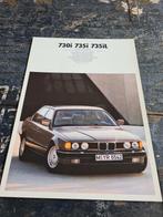 BMW 7 serie kleuren en bekleding 1989, Boeken, Auto's | Folders en Tijdschriften, Nieuw, BMW, Ophalen of Verzenden