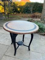 Rond tuintafeltje, Tuin en Terras, Tuintafels, Ophalen, Gebruikt, Rond, Hout