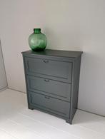 Ruime ladekast, geschilderd in factory green, Huis en Inrichting, Kasten | Ladekasten, Ophalen, 100 tot 150 cm, 50 tot 100 cm