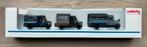 Märklin HO 1884 set van drie oude vrachtauto's, Hobby en Vrije tijd, Modeltreinen | H0, Wisselstroom, Ophalen of Verzenden, Märklin