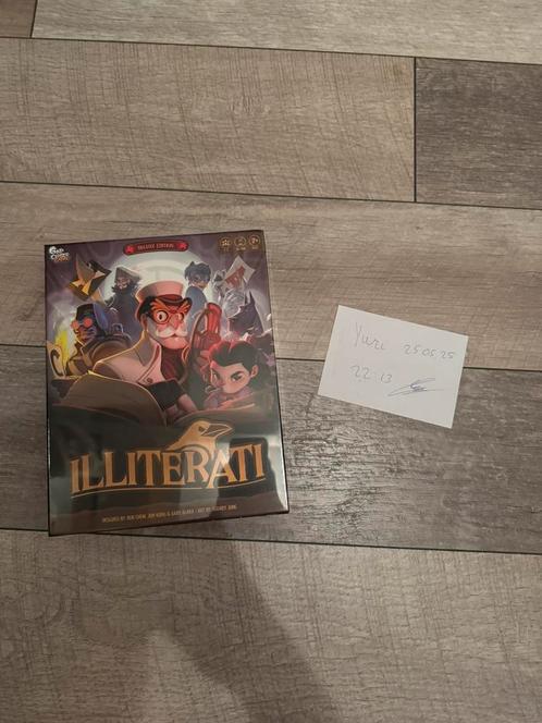 Bordspel Illiterati Kickstarter Deluxe Editie NIEUW/SEALED, Hobby en Vrije tijd, Gezelschapsspellen | Bordspellen, Nieuw, Ophalen of Verzenden