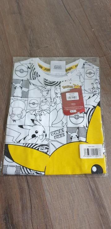 Pikachu Pokemon wit shirtje