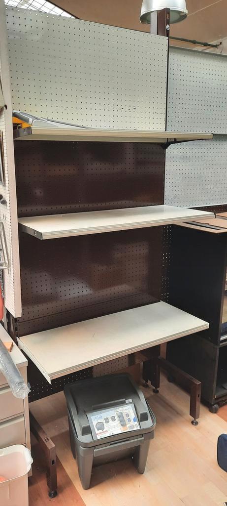 Metalen voorraadrek met Legplanken, Huis en Inrichting, Kasten | Overige, Gebruikt, Ophalen