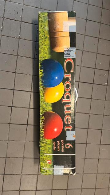 Zesdelige croquetset – Nieuw in licht beschadigde doos beschikbaar voor biedingen