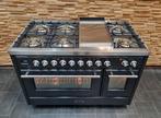 Luxe Fornuis Boretti Majestic 120cm antraciet 7 pit 2 oven, 60 cm of meer, Ophalen of Verzenden, Zo goed als nieuw, Energieklasse A of zuiniger