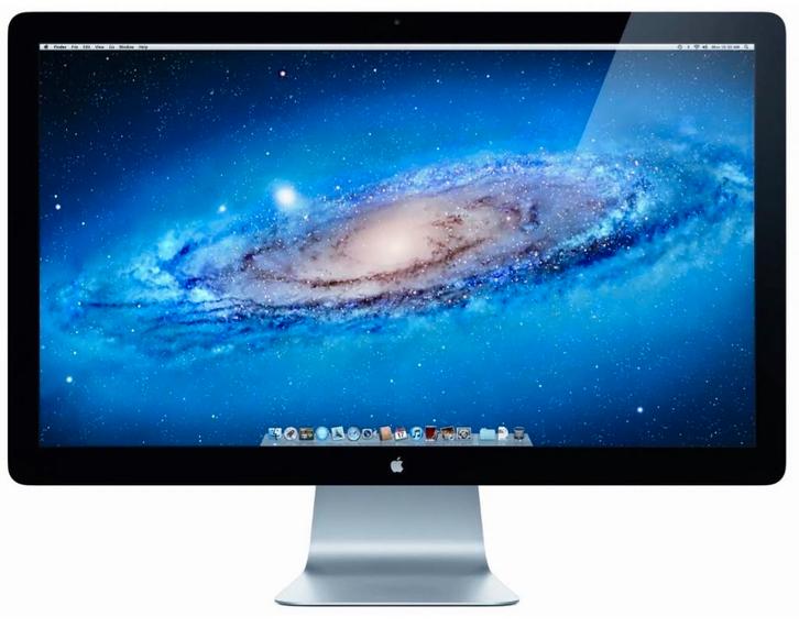 Apple Thunderbolt Display 27" incl. USB-C adapter, Computers en Software, Monitoren, Gebruikt, 60 Hz of minder, Thunderbolt, Ingebouwde speakers