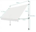 Klemluifel, zonnescherm 3 meter breed, 2 stuks, Ophalen, Overige typen, Zo goed als nieuw, 150 tot 300 cm