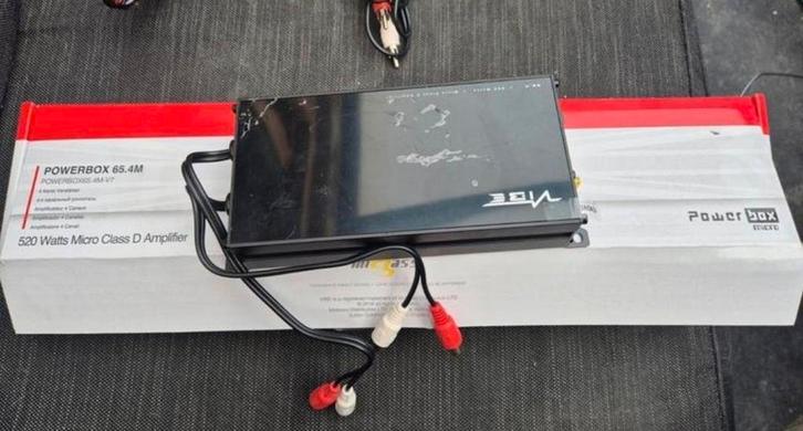 Vibe 65.4m klasse D versterker incl Kia/hyundai T harnas, Auto diversen, Autospeakers, Ophalen of Verzenden