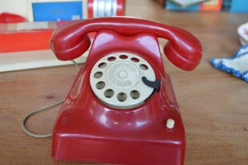 ca1947 speelgoedtelefoon: werkend  mechanisch  opwindbare  beschikbaar voor biedingen