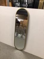 Ovale Spiegel met Gouden Rand, Huis en Inrichting, Woonaccessoires | Spiegels, Ophalen, Zo goed als nieuw, 50 tot 75 cm, 150 tot 200 cm