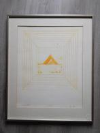 Eduard Flor (1925-2015) - Compositie - 1969 - Souvenir, Antiek en Kunst, Kunst | Litho's en Zeefdrukken, Ophalen of Verzenden