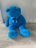 Blauwe teddybeer groot!, Verzamelen, Beren en Cherished Teddies, Ophalen of Verzenden, Zo goed als nieuw