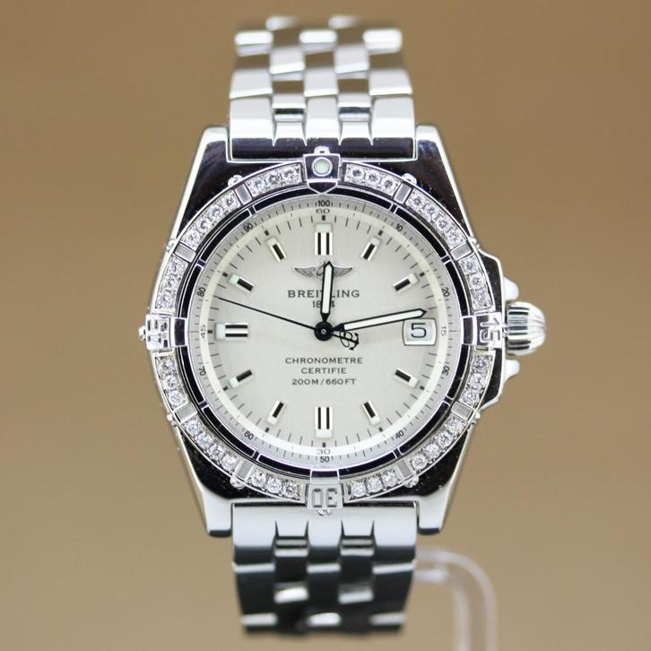 Breitling Callisto 35 mm Diamant A77346, Sieraden, Tassen en Uiterlijk, Horloges | Dames, Gebruikt, Polshorloge, Overige merken