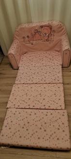 Leuk roze bedbankje voor kinderen, Ophalen, 125 cm of meer, Zo goed als nieuw, Stof