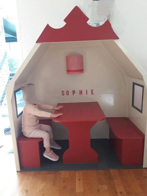 Speelhuis, Kinderen en Baby's, Speelgoed | Buiten | Speelhuisjes, Zo goed als nieuw, Hout, Ophalen