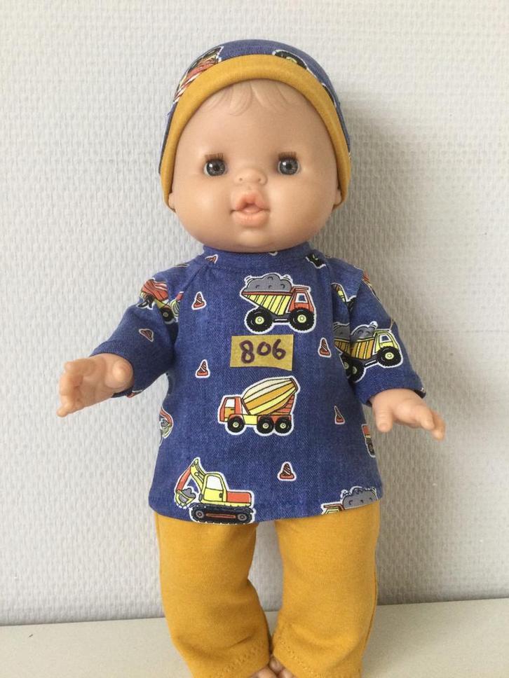 Nr 806 poppenkleertjes babypop 34 cm Reina Paola pop 34 cm, Kinderen en Baby's, Speelgoed | Poppen, Nieuw, Babypop, Ophalen of Verzenden