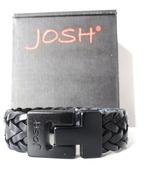 Nieuwe Josh heren armband, Verzenden, Nieuw, Zwart, Leer