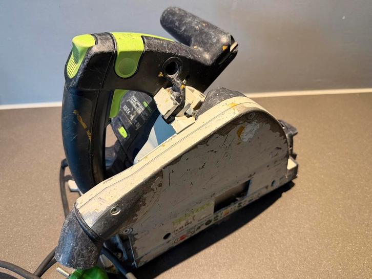 Festool TS 55 EBQ invalzaag, Doe-het-zelf en Verbouw, Gereedschap | Zaagmachines, Gebruikt, Invalzaag, 1200 watt of meer, 30 tot 70 mm