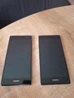 2x Huawei ascend p7 zwart 16GB, Telecommunicatie, Mobiele telefoons | Huawei, S, Zwart, Ophalen of Verzenden, Zo goed als nieuw