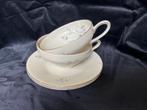 2 vintage theekop en schotels, Antiek en Kunst, Antiek | Servies los, Ophalen