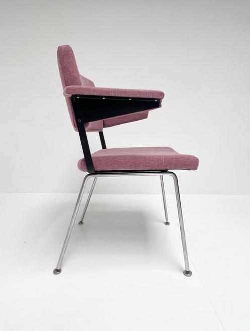 Gispen 1265 fauteuil van André Cordemijer, 1960's, Huis en Inrichting, Fauteuils, Gebruikt, Metaal, Stof, 50 tot 75 cm, Minder dan 75 cm