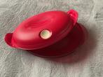 Tupperware Magnetronschaal 1,1 Liter - Rood, Ophalen of Verzenden, Gebruikt