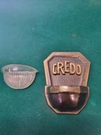 -	Wijwater muurhanger messing, Ophalen of Verzenden