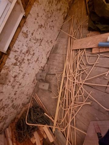Partij elektradraden + kunststof installatiebuizen beschikbaar voor biedingen