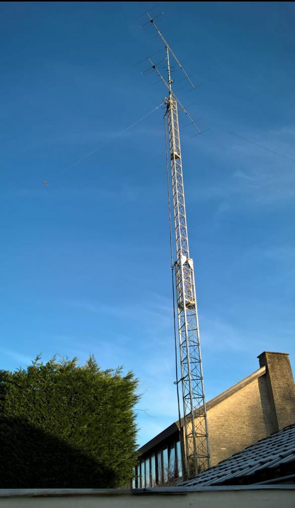 Originele fabrieks Bijzen mast 2x8, Telecommunicatie, Antennes en Masten, Gebruikt, Mast, Ophalen