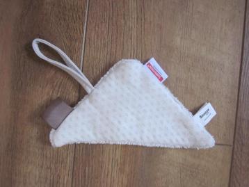 Snooze Baby Sudocrème wit pluche knuffel-knispers-labeldoek beschikbaar voor biedingen