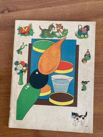 Oud Nederlands kleurboek uit de jaren 1930-1940 beschikbaar voor biedingen