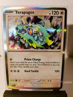 Terapagos - Pokémonkaart - 161/191, Ophalen of Verzenden, Zo goed als nieuw, Losse kaart, Foil