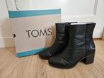 Toms Evelyn Laarzen met Hak - Maat 38,5, Kleding | Dames, Schoenen, Ophalen of Verzenden, Zo goed als nieuw, Zwart, Hoge laarzen