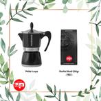 Pascucci Moka Pot 3 cups + Gratis Koffie, Ophalen of Verzenden, Nieuw