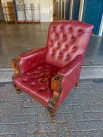 Antieke Cheterfield fauteuil Ca.1920, Huis en Inrichting, Fauteuils, Ophalen, Zo goed als nieuw