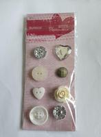 Papermania prachtige buttons, Ophalen of Verzenden, Nieuw, Versiering of Embellishment, Overige merken