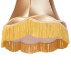 Gouden lampenkap met franjes, Ophalen, Overige kleuren, 25 tot 50 cm, Zo goed als nieuw