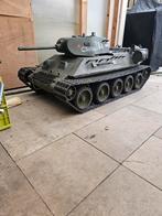 Rc T34 tank schaal 1/5, Ophalen, Gebruikt