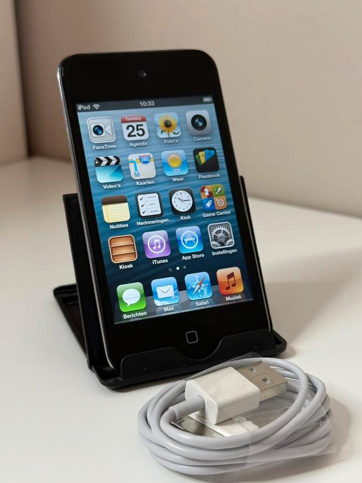 iPod Touch 4 Zwart 8GB, Audio, Tv en Foto, Mp3-spelers | Apple iPod, Gebruikt, Touch, 2 tot 10 GB, Zwart, Ophalen of Verzenden