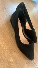 Manfield nieuw echt lederen/ suede schoentje maat 38, Ophalen of Verzenden, Nieuw, Zwart