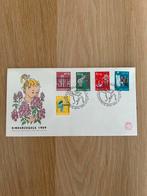 FDC.  Kinderzegels. 1959.  NR 41. Onbeschreven  Open Klep, Ophalen of Verzenden, Onbeschreven, Nederland