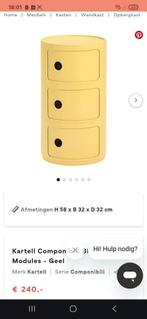 Kartell Componibili BIO, zo goed als nieuw in doos!, Huis en Inrichting, Kasten | Overige, Ophalen, Zo goed als nieuw