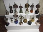 verzameling van 15 Antieke blaker/wand olielampen 19e eeuw, Antiek en Kunst, Ophalen of Verzenden
